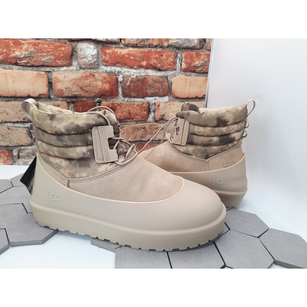UGG Classic Mini Lace Wea Smokescreen Boot Mustard Seed - 1143990-MDSD Men Sz 12